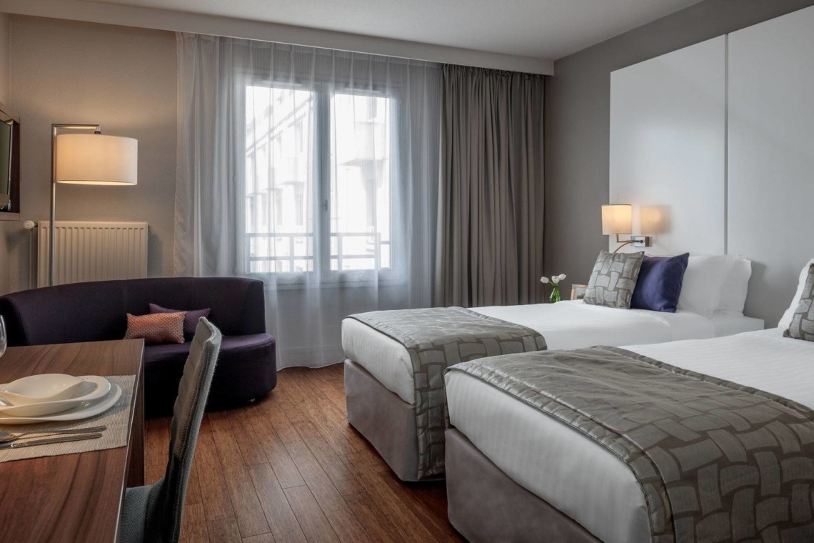 Appart'Hotel Citadines Les Halles Paris (chambre)