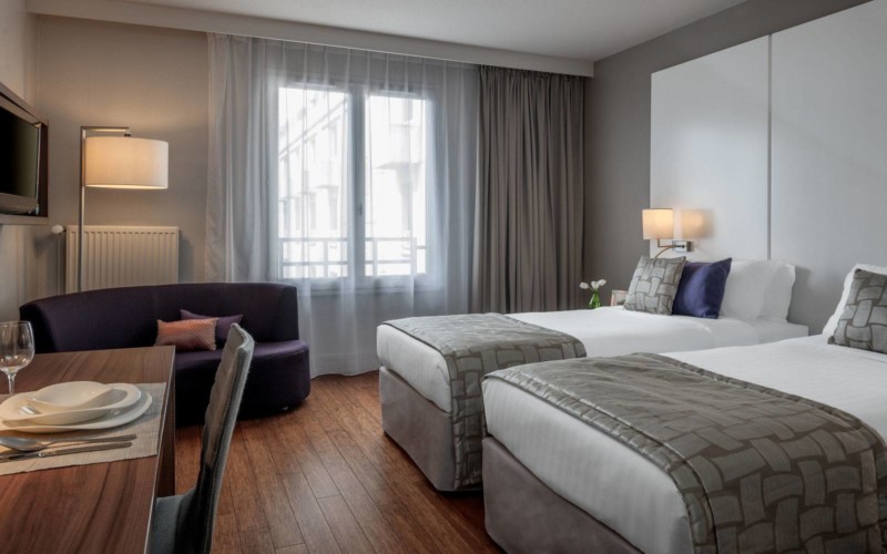 Appart'Hotel Citadines Les Halles Paris (chambre)