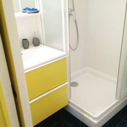 Appartement meublé Rennes centre ville, Bretagne (salle de bain)