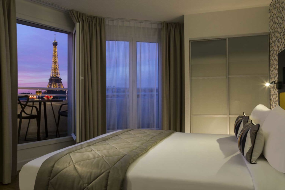 Apparthotel Citadines Tour Eiffel Paris 15e (chambre)